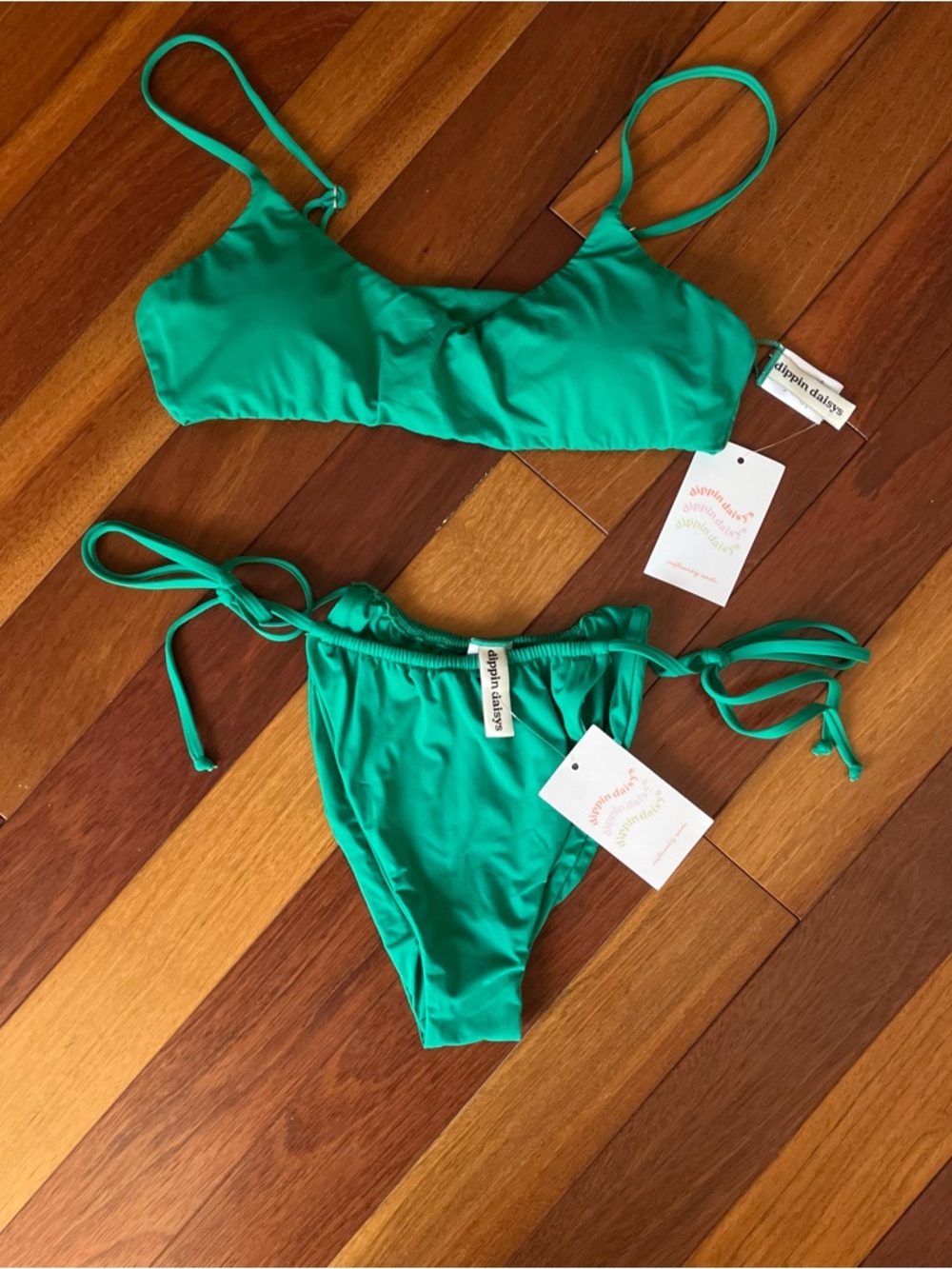 Dippin' Daisy's Teal Ayla Top and Mori Bottoms MEDIUM AND LARGE